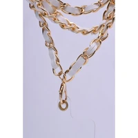 STRAP tālruņa siksniņa, tālruņa piekariņš / auklas garums 116 cm (58 cm cilpā) / ap kaklu – balts