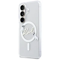 Karl Lagerfeld IML KC Script MagSafe Maciņš for Samsung Galaxy S26 Plus - caurspīdīgs