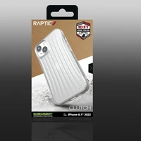 Raptic X-Doria Clutch viedtālruņa apvalks iPhone 14 aizmugure caurspīdīga