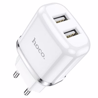 Lādētājs Hoco N4 12W 2xUSB-A balts
