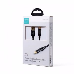 USB kabelis Joyroom S-UL012A20 melns Lightning 200cm (līdz 20W)