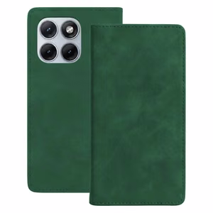 Smart Suede maciņš priekš Motorola Moto G34, zaļš