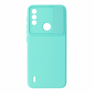 Camshield Soft viedtālruņa apvalks Motorola Moto E7 Power/E7i Power piparmētru krāsas