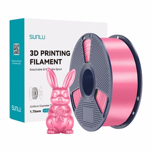 Sunlu PLA+ Silk filaments, rozā