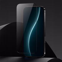 Benks Aizsargstikls Glass Warrior Safīra pārklājums paredzēts iPhone 17 Air - melns