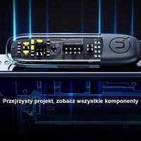 USAMS Leņķa kabelis USB-C to Lightning PD 20W Fast Charging Iceflake Series 1,2m melns SJ583USB01 (US-SJ583)