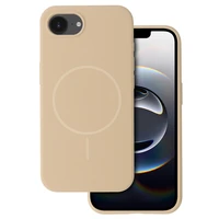 Magnētisks plānais silikona viedtālruņa apvalks Iphone 16e (m) - brūns
