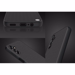 Nillkin Tekstūrēts vāciņš Samsung Galaxy A14 5G / Galaxy A14 - melns