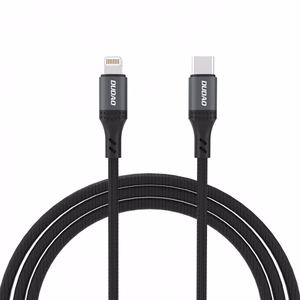 USB Kabelis Dudao L3CL melns Type-C / Lightning 200cm (līdz 30W)