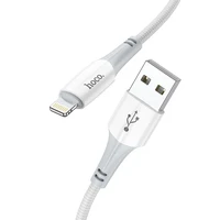 Kabelis USB A uz Lightning Hoco 2,4A 1 m X70 balts