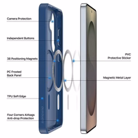 Futrālis Dux Ducis Yind MagSafe Samsung S947 S26 Plus tumši zils