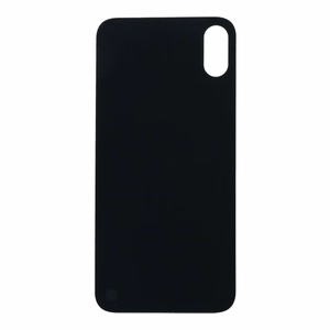 Galinis dangtelis iPhone X pilkas (space grey) (bigger hole for camera) OEM