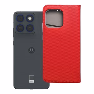 SMART CASE Book maciņš priekš Motorola Edge 70 - sarkans