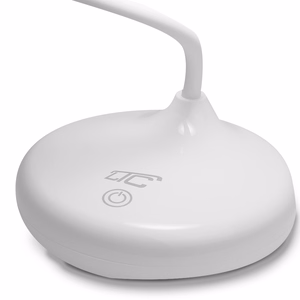 Bezvadu LED galda lampa 6W 3000/4500/6000K skārienvadība 3000mAh balta LTC