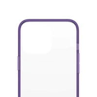 PanzerGlass ClearCase antibakteriālais militārās pakāpes sertificētais viedtālruņa apvalks iPhone 13 Pro – caurspīdīgs violets