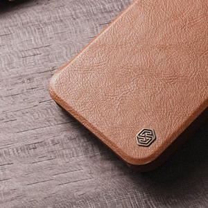 Чехол Nillkin Qin Pro Leather Apple iPhone 14 Pro Max коричневый