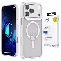 3mk Smoke MagCase futrālis iPhone 17 Pro Max - Balts, caurspīdīgs