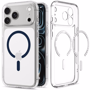 Spigen Ultra Hybrid MagSafe maciņš iPhone 18 Pro Max / 17 Pro Max, caurspīdīgs tumši zils