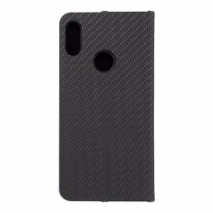 LUNA Book Carbon viedtālruņa apvalks HUAWEI Y6 2019 melns