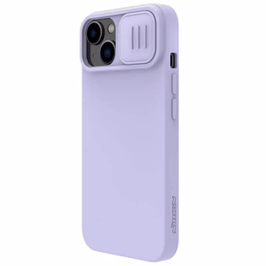 Nillkin CamShield Silky Silicone Case for Iphone 15 Plus purple