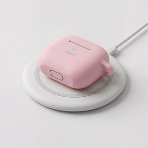 Etteri silikona maciņš AirPods 3 gaiši rozā