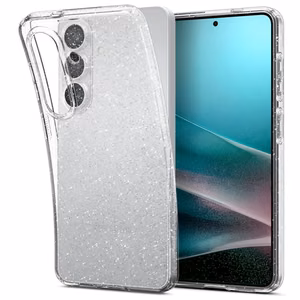 Spigen Liquid Crystal Glitter Maciņš for Samsung Galaxy S26 - Glitter and Clear