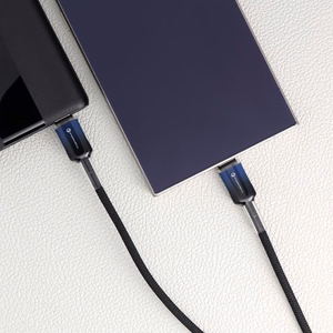 Cable USB C to USB C Forcell F-Energy QC4.0 PD 3A 60W Gradient 1 m C354 black