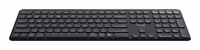 Trust Vaiya US melna USB + RF bezvadu + Bluetooth tastatūra
