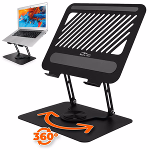 Regulējams, rotējošs, ergonomisks portatīvā datora statīvs 10–17″ LAPTOP STAND ROTO MT2662