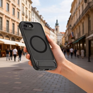 Tech-Protect MagRack MagSafe Maciņš for iPhone 16E / 17E - melns