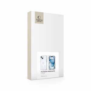Tech-Protect FlexAir Magnētiskais viedtālruņa apvalks iPhone 15 - caurspīdīgs