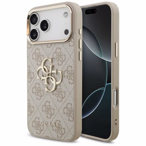 GUESS GUE005593 (PU W/ Big 4G Classic Logo) aizsargvāciņš ierīcei iPhone 18 Pro Max / 17 Pro Max, krāsa – rozā zelta