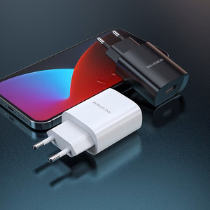 Borofone сетевое зарядное устройство BN1 Innovative - USB - 2,1A с USB на Type C белый