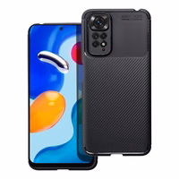 Viedtālruņa apvalks CARBON PREMIUM XIAOMI Redmi Note 9 melns