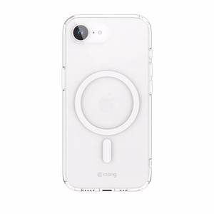 Crong Clear MAG Cover MagSafe vāciņš ierīcei iPhone 17e / 16e, caurspīdīgs