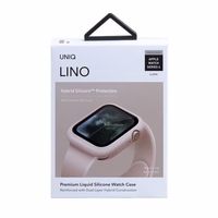 Uniq Lino apvalks Apple Watch 4 / 5 / 6 / SE 44mm - rozā