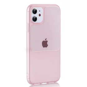 TEL PROTECT loga viedtālruņa apvalks Iphone 12 Mini rozā
