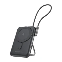 Magnētiskais portatīvais lādētājs Choetech B735 10000mAh 20W PD + USB-C kabelis (melns)