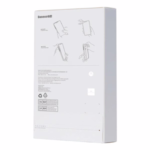 Viedtālruņa apvalks Baseus Magnētiskais Crystal Clear iPhone 13 (caurspīdīgs) ar aizsargstiklu un tīrīšanas komplektu