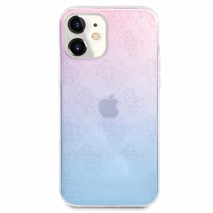 Guess GUHCP12S3D4GGBP iPhone 12 mini 5.4" сине-розовый/сине-розовый жёсткий чехол 4G 3D Pattern Collection