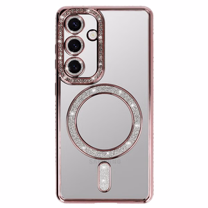 Bling Magsafe Case for Samsung Galaxy A56 5G pink