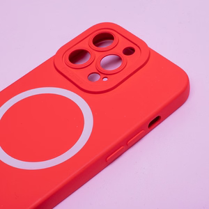 Silicon Mag maciņš for iPhone 16 Plus 6,7" sarkans