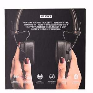 Bezvadu austiņas Marshall Major V On-Ear Bluetooth brūnas