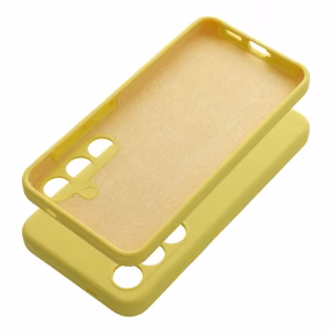 Silikona viedtālruņa apvalks 2mm XIAOMI REDMI NOTE 14 Pro 4G citrons