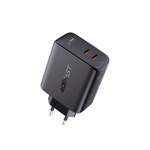 Acefast lādētājs 2x USB Type C 40W, PPS, PD, QC 3.0, AFC, FCP melns (A9 melns)