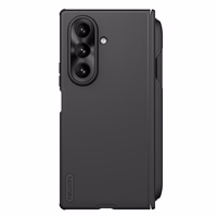 Nillkin Super Frosted Shield Fold Magnētiskais viedtālruņa apvalks priekš Samsung Galaxy Z Fold 7, saderīgs ar MagSafe, ar S Pen Space - melns