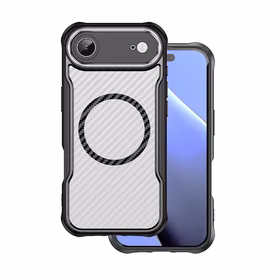 Defender Carbon Mag maciņš for iPhone 17 Air 6,6" melns