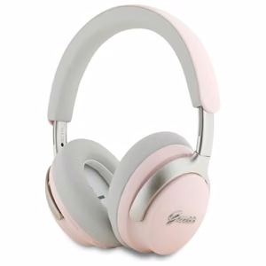 Наушники Guess Bluetooth ANC/ENC GUBHC22PSBCSMP розовые Metal Script Logo