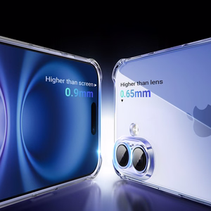 Ugreen Bright Cushion CA101 maciņš iPhone 16 Plus caurspīdīgs