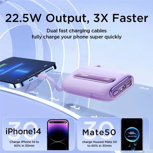 Portatīvais lādētājs Joyroom „JR-L012 Plus Colorful“ Violet 20000mAh (22.5W)